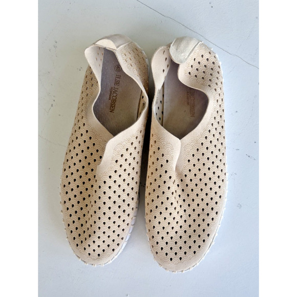 ILSE JACOBSEN Hornbaek Tulip Loafers Cream Size 40 Women's Comfort Shoes - Picture 1 of 8
